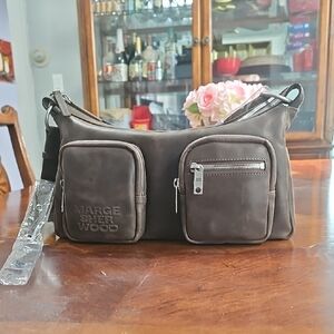 MARGESHERWOOD washed Brown Crossbody Bag